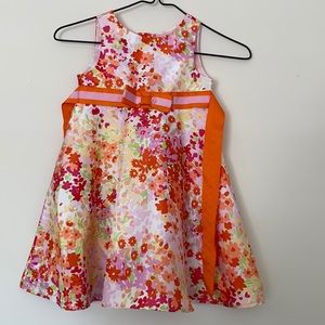 Girls Size 4 Floral Dress